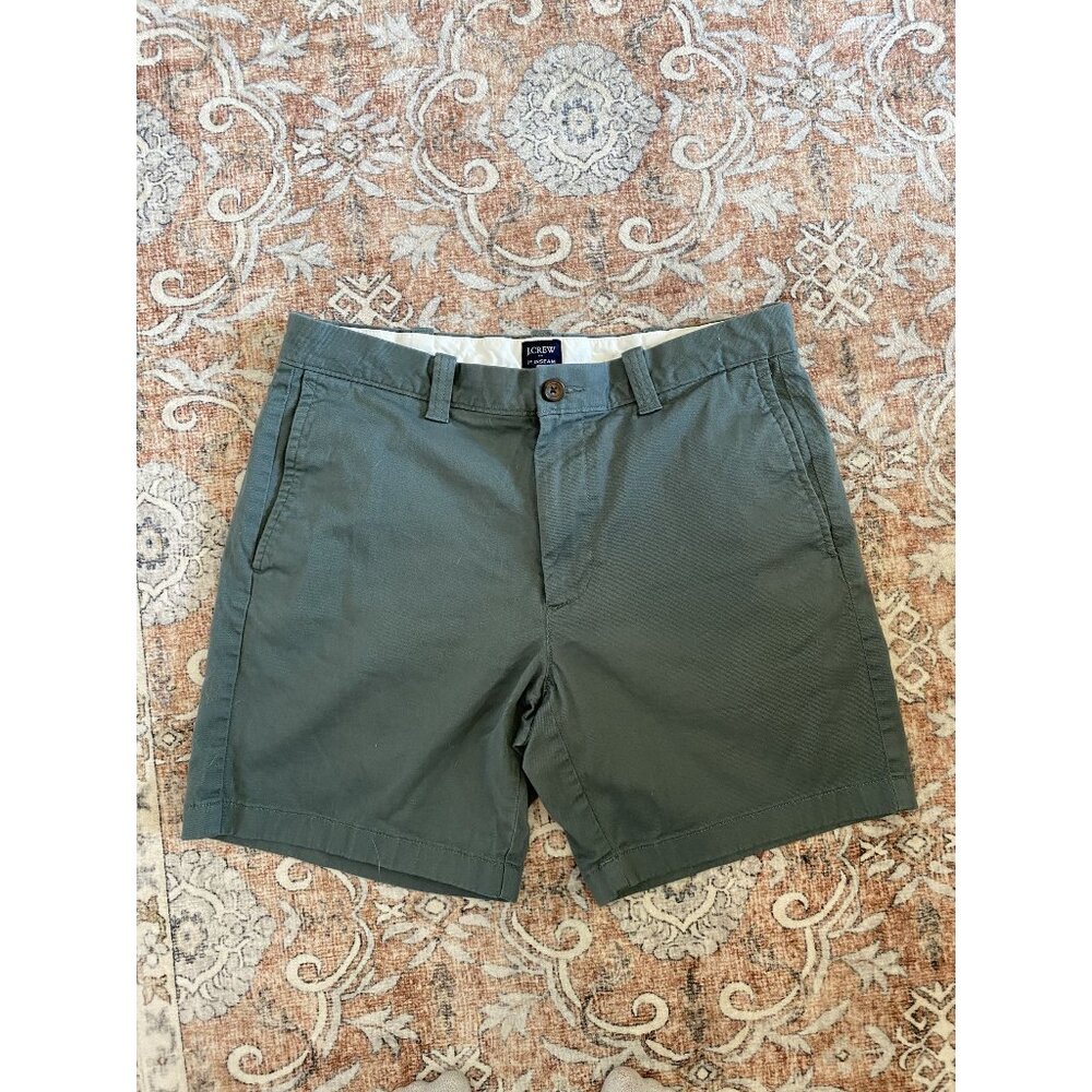 J.Crew Men’s 7 Inch Inseam Shorts Size 32 Sea Blue Summer